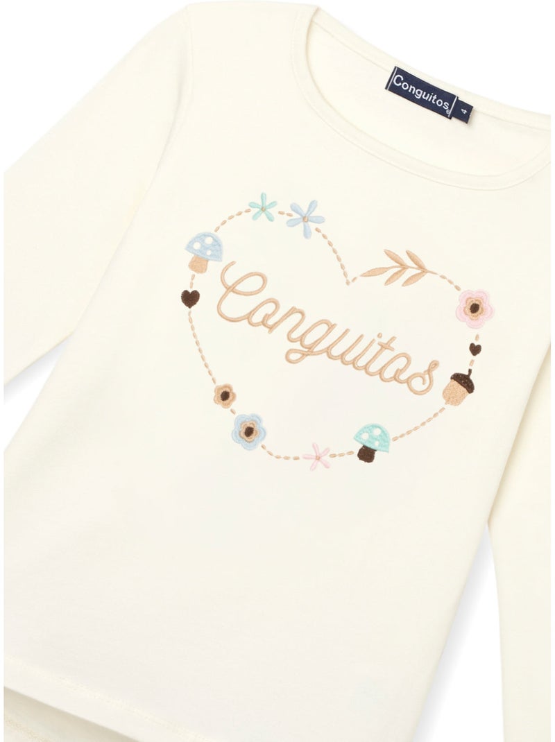Camiseta conguitos Blanco - Kiabi