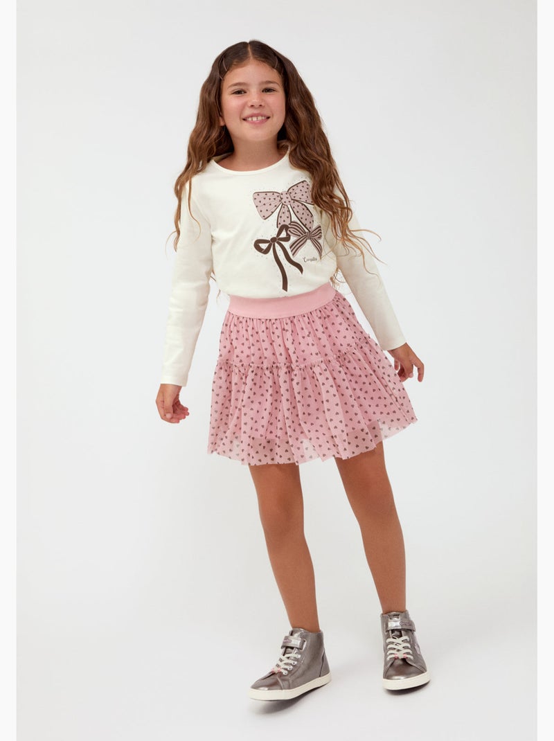 Camiseta conguitos Blanco - Kiabi