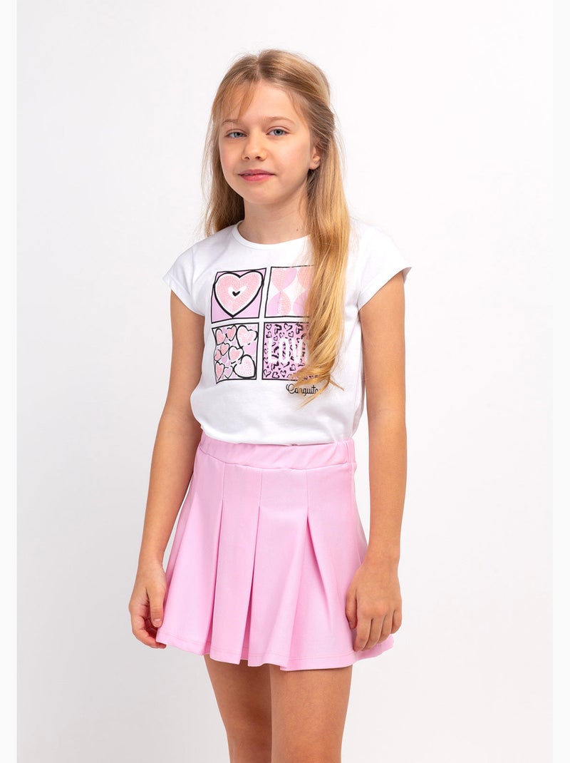 Camiseta conguitos Blanco - Kiabi