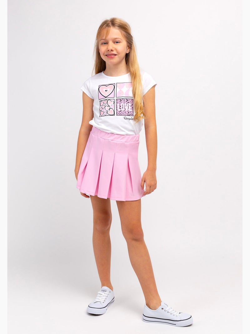 Camiseta conguitos Blanco - Kiabi