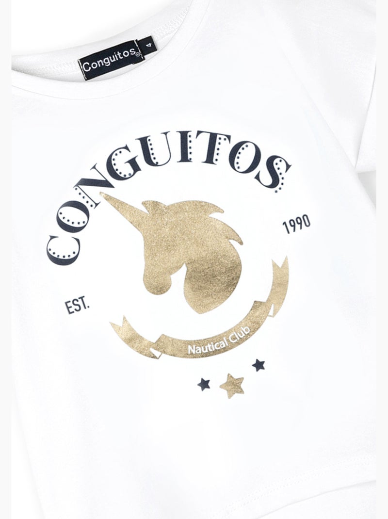 Camiseta conguitos Blanco - Kiabi