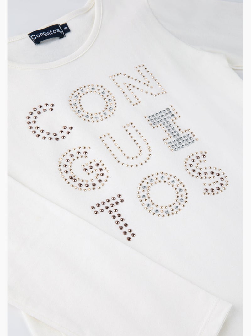 Camiseta conguitos Blanco - Kiabi