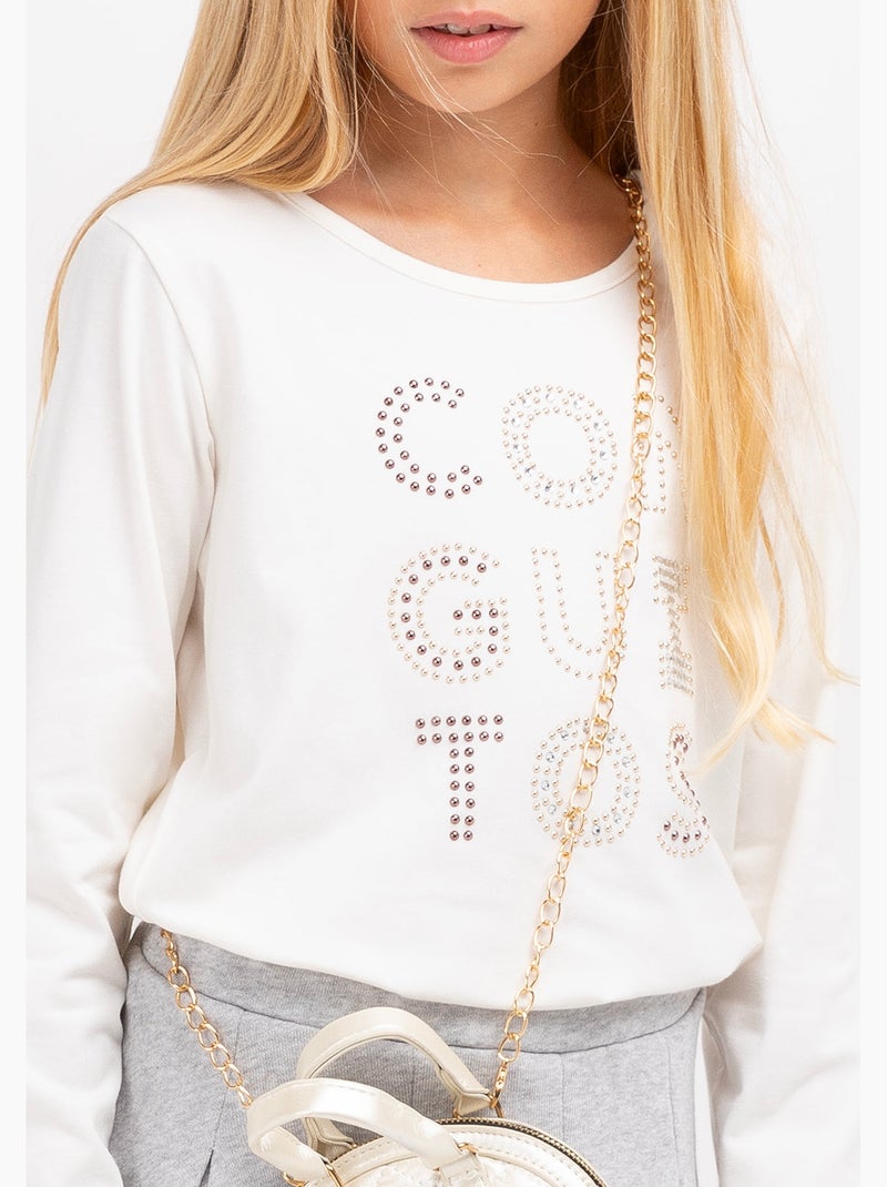 Camiseta conguitos Blanco - Kiabi