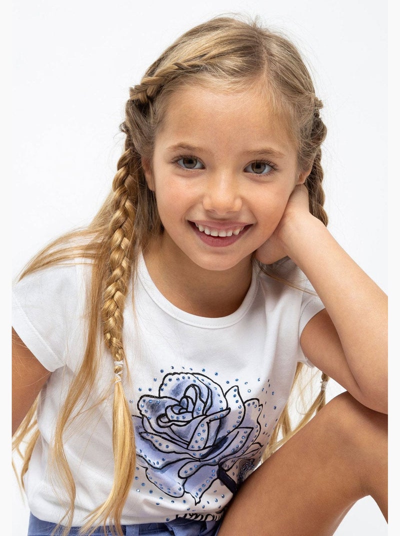 Camiseta conguitos Blanco - Kiabi