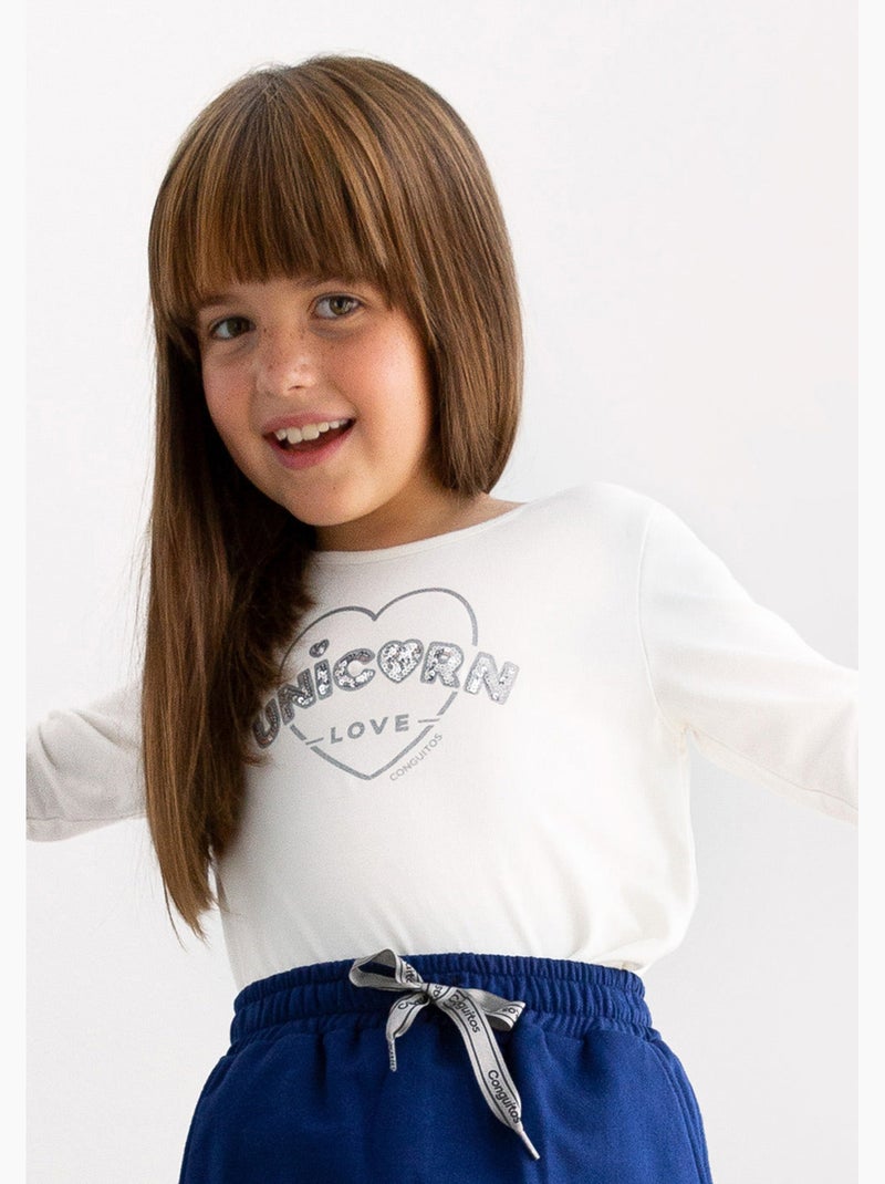 Camiseta conguitos Blanco - Kiabi