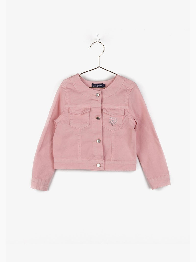 Camiseta conguitos chaqueta Rosa - Kiabi