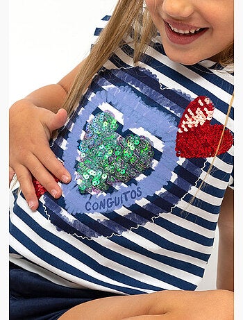 Camiseta conguitos corazones