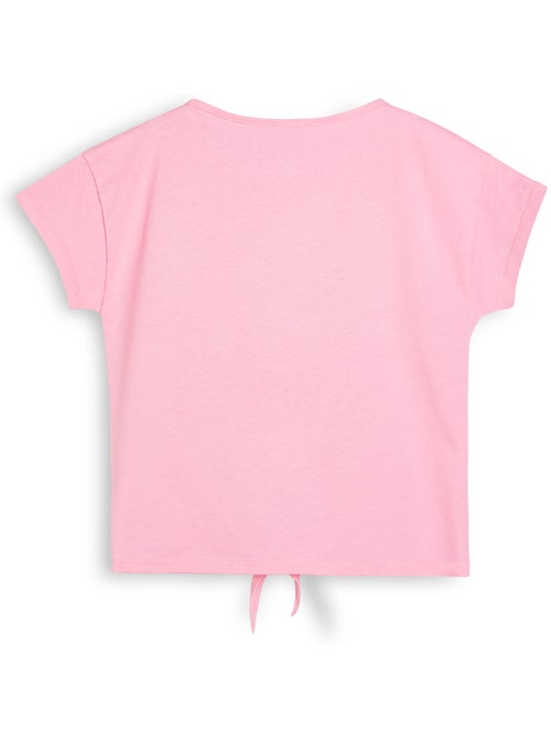 Camiseta conguitos diseño frontal purpurina - Kiabi Camiseta conguitos diseño frontal purpurina - Kiabi