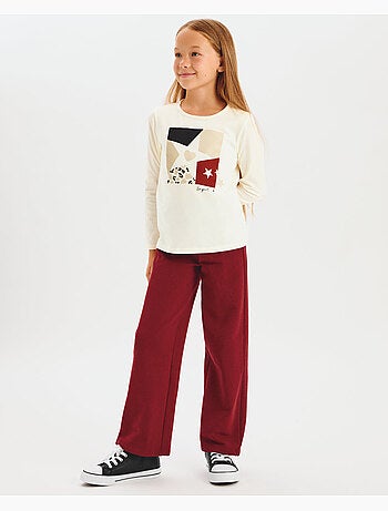 Camiseta conguitos estampado estrella