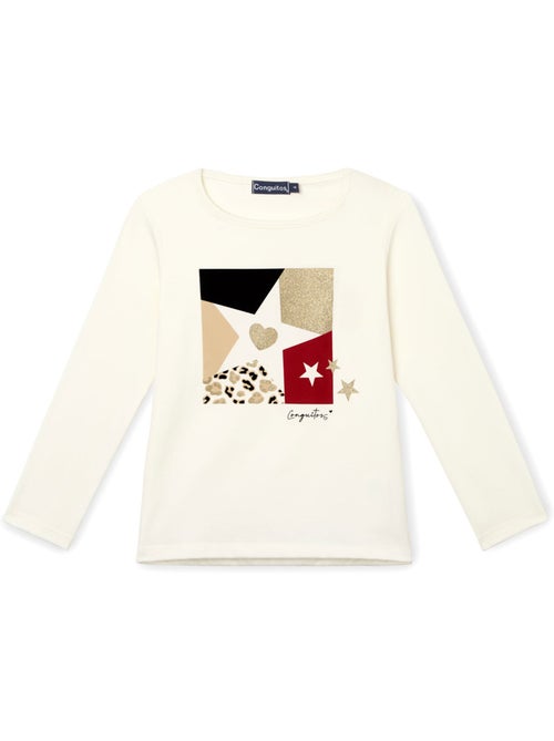 Camiseta conguitos estampado estrella - Kiabi Camiseta conguitos estampado estrella - Kiabi