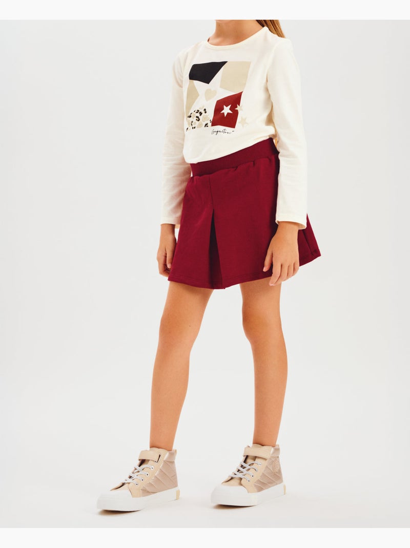 Camiseta conguitos estampado estrella Blanco - Kiabi