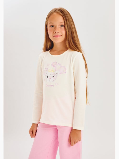 Camiseta conguitos estampado frontal - Kiabi Camiseta conguitos estampado frontal - Kiabi