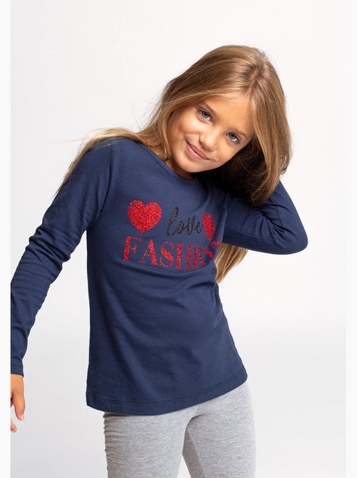 Camiseta conguitos larga - Kiabi