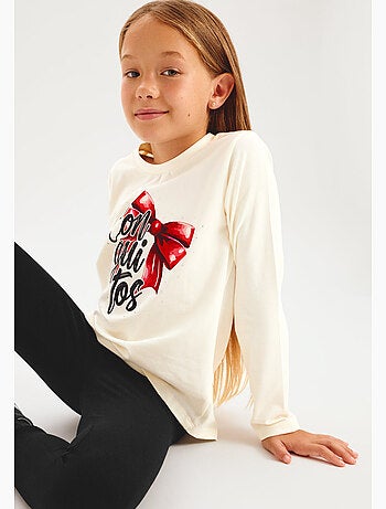 Camiseta conguitos larga estampado