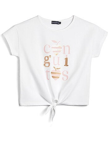 Camiseta conguitos lentejuelas
