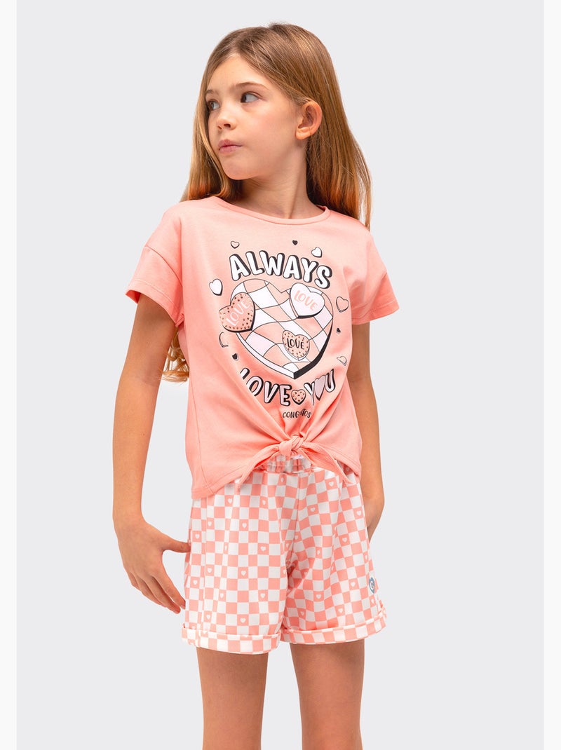 Camiseta conguitos Naranja - Kiabi