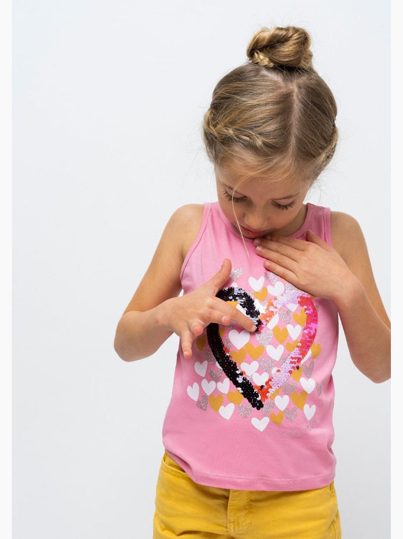 Camiseta conguitos Rosa - Kiabi