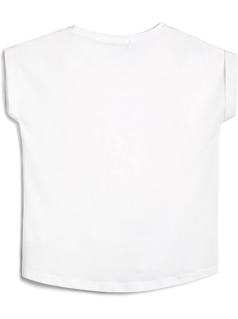Camiseta conguitos strass ts Blanco - Kiabi