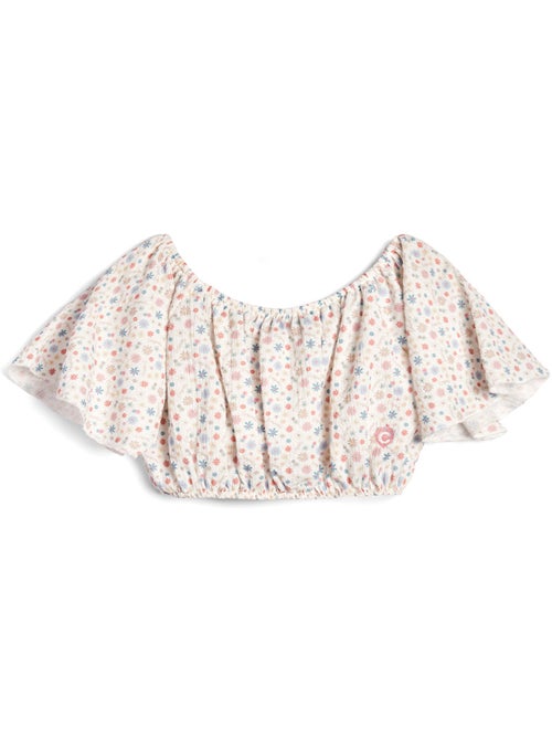 Camiseta conguitos top shoulder - Kiabi Camiseta conguitos top shoulder - Kiabi