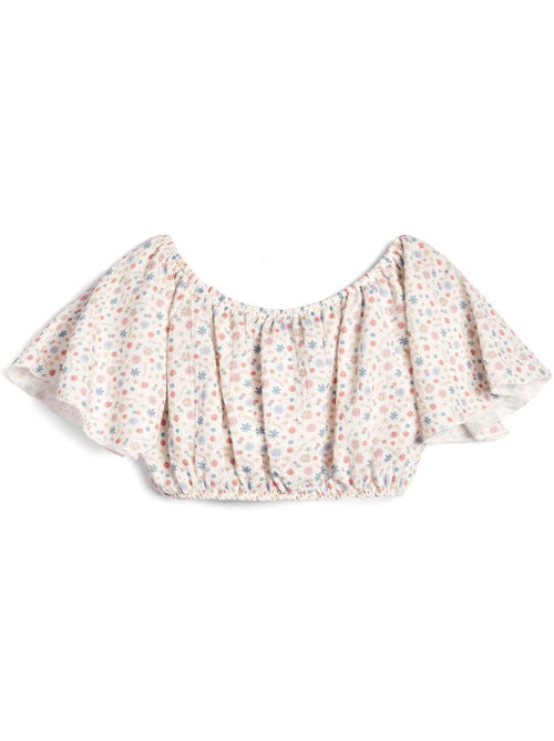 Camiseta conguitos top shoulder - Kiabi Camiseta conguitos top shoulder - Kiabi