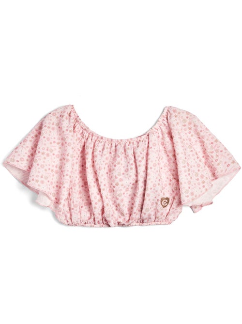 Camiseta conguitos top shoulder - Kiabi Camiseta conguitos top shoulder - Kiabi