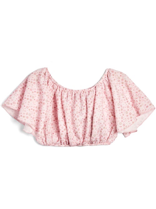 Camiseta conguitos top shoulder - Kiabi Camiseta conguitos top shoulder - Kiabi