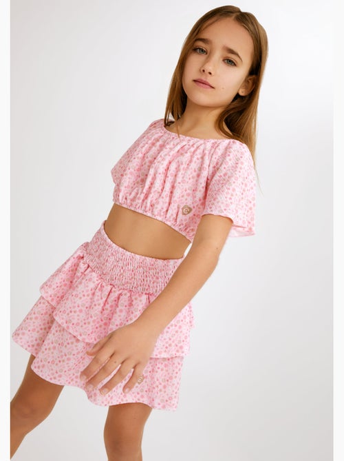 Camiseta conguitos top shoulder - Kiabi Camiseta conguitos top shoulder - Kiabi