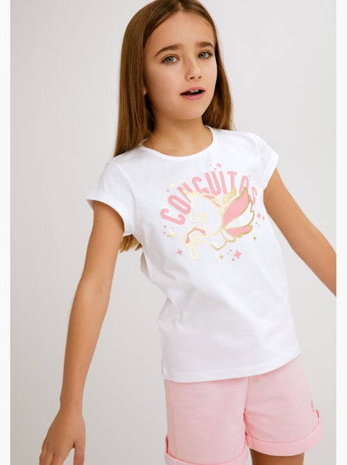 Camiseta conguitos unicorn - Kiabi Camiseta conguitos unicorn - Kiabi