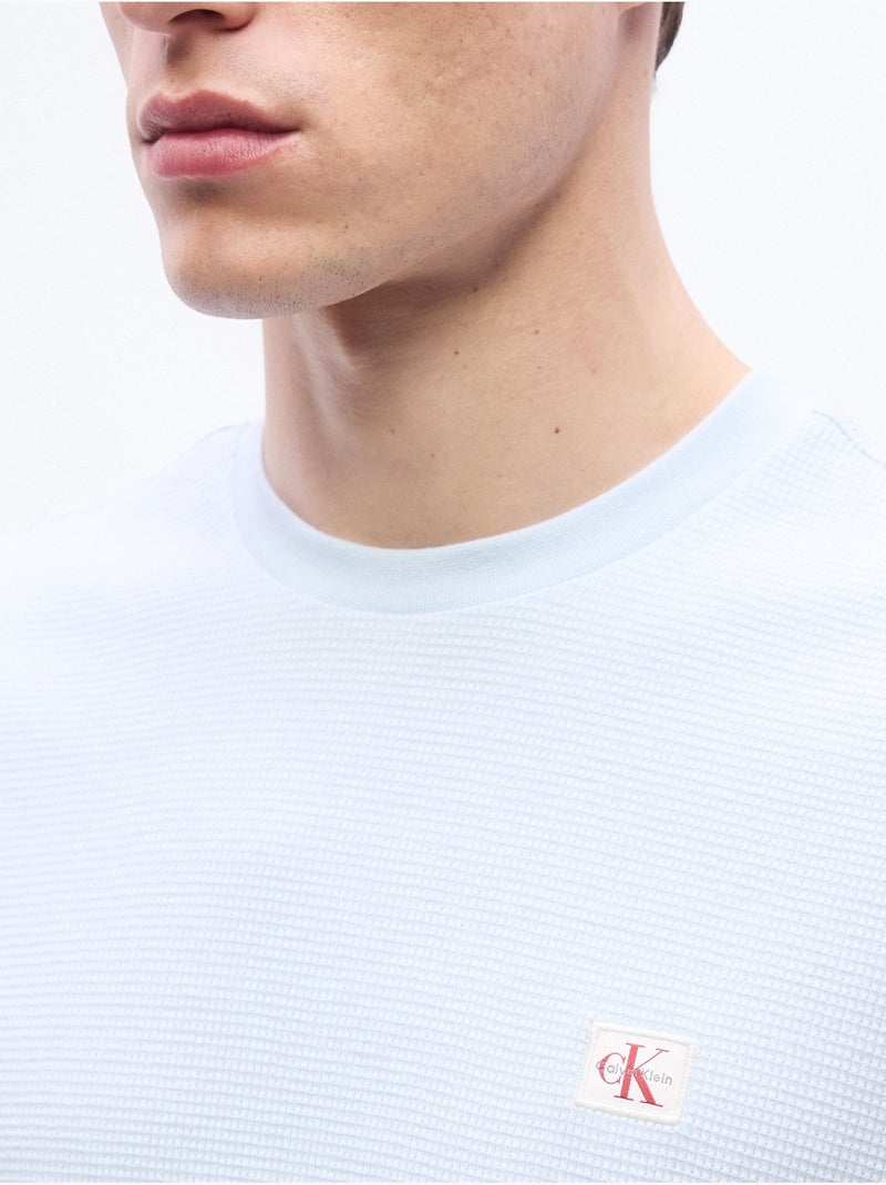 Camiseta Cónico delgado - Calvin Klein Azul - Kiabi