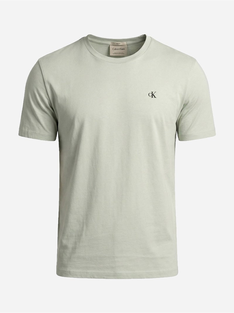 Camiseta Cónico delgado - Calvin Klein Verde - Kiabi