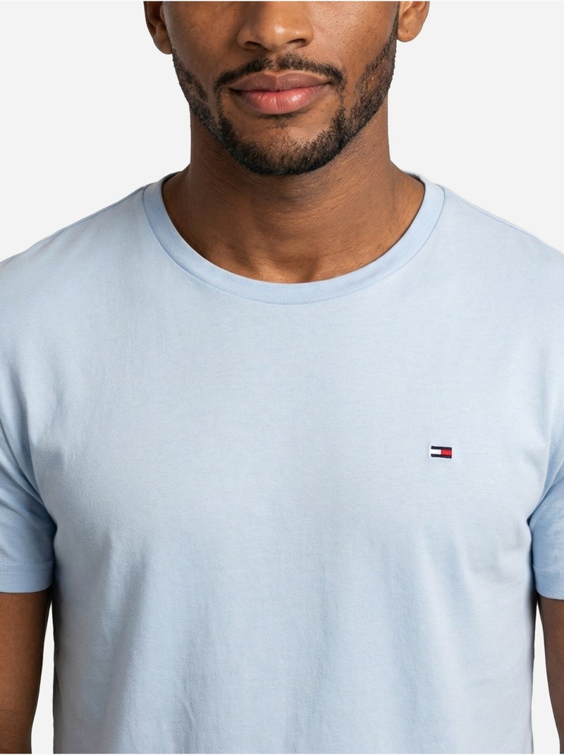 Camiseta Cónico delgado - Tommy jeans Azul cielo - Kiabi