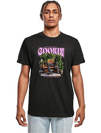 Camiseta cookin para hombre - mister tee