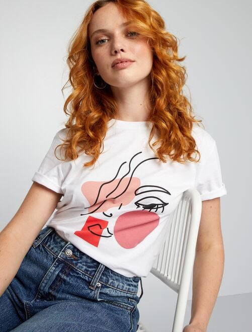 Camiseta  'corazones' - Kiabi