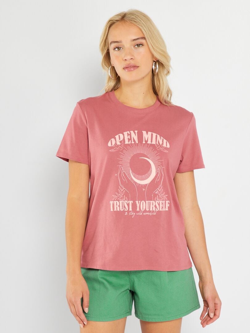 Camiseta  'corazones' MENTE MALVA - Kiabi