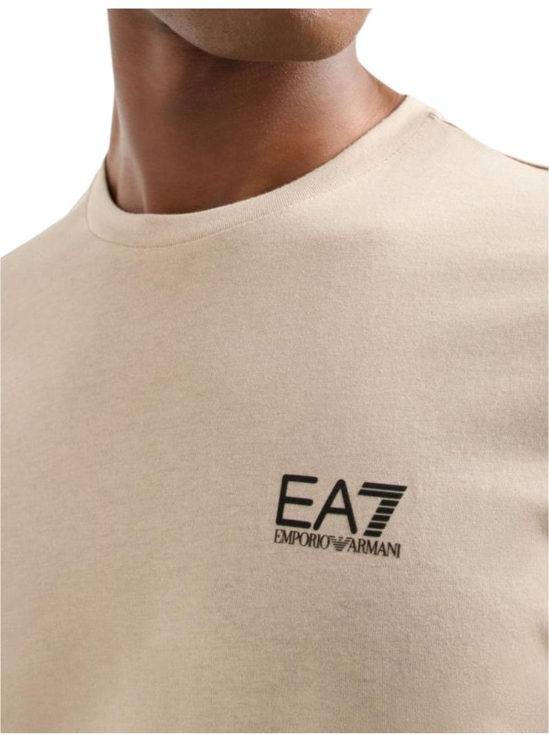 Camiseta core para hombre - emporio armani ea7 Beige - Kiabi
