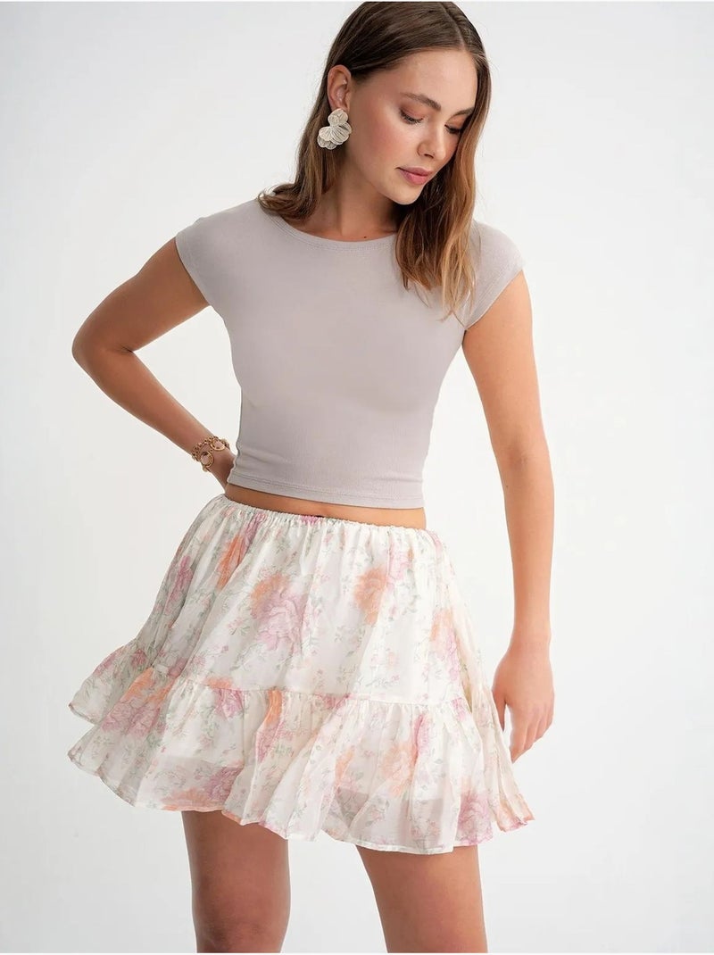 Camiseta corta ajustada con elástico mixray Arena - Kiabi