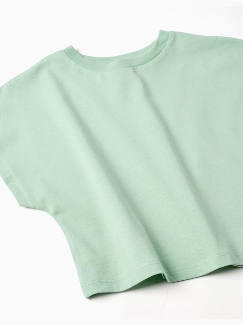 Camiseta corta de algodón - Kiabi