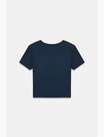 Blusa crop de jersey slim fit dilvin