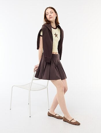 Camiseta corta estampada