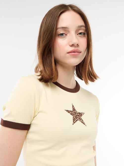 Camiseta corta estampada - Kiabi Camiseta corta estampada - Kiabi