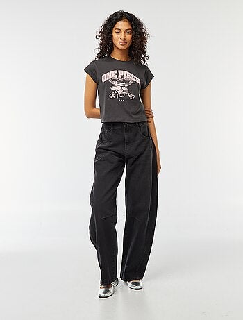 Camiseta corta estampada 'One Piece'
