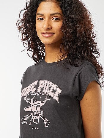 Camiseta corta estampada 'One Piece'
