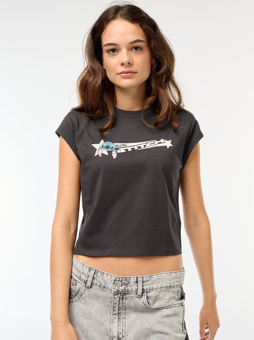 Camiseta corta 'Stitch' - Kiabi