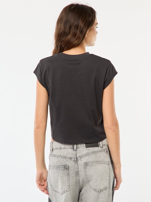 Camiseta corta 'Stitch' - Kiabi