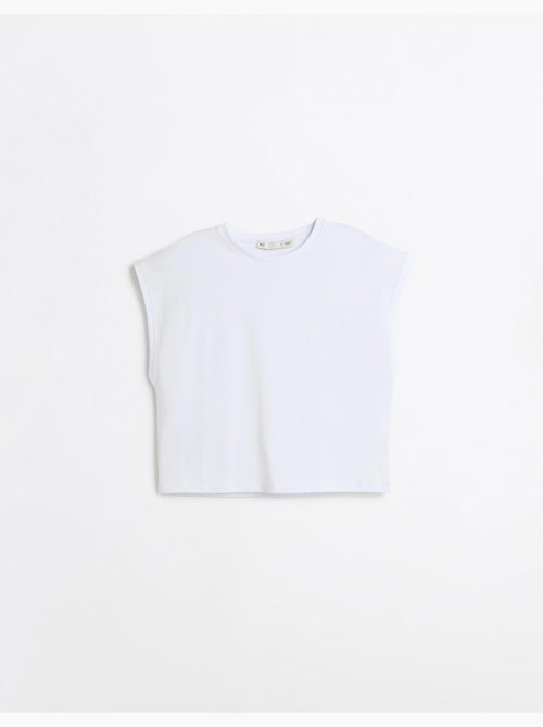 Camiseta cortada, mo fashion - Kiabi Camiseta cortada, mo fashion - Kiabi