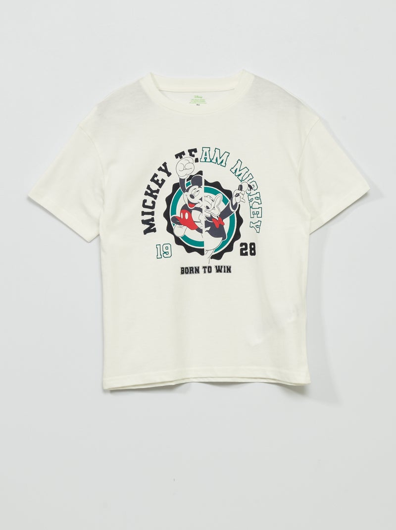 Camiseta corte loose 'Mickey and friends' BLANCO - Kiabi