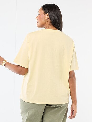 Camiseta corte oversize de manga corta