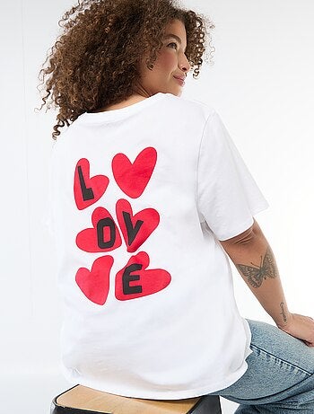 Camiseta corte oversize de manga corta