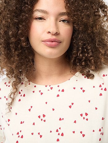 Camiseta corte oversize de manga corta