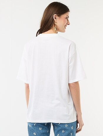 Camiseta corte oversize 'Snoopy'